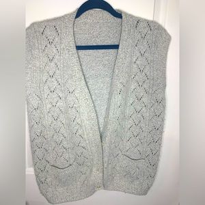 Knitwear sweater vest, button down, size 6